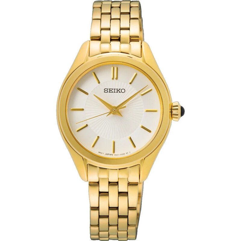 Seiko SUR538P1 dameur, gyldent rustfrit stål Ø 29 mm