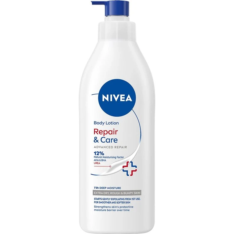 Nivea Repair & Care Advanced Body Lotion med pumpe, 400 ml