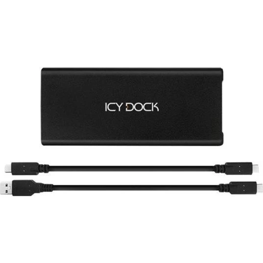 Icy Dock ICYNano M.2 NVMe USB 3.2 Gen 2 Lagringsenhed, Sort