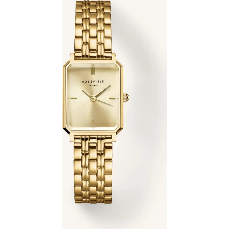 Rosefield Octagon XS OGGSG-O71 – 24 mm grøn urskive, gylden