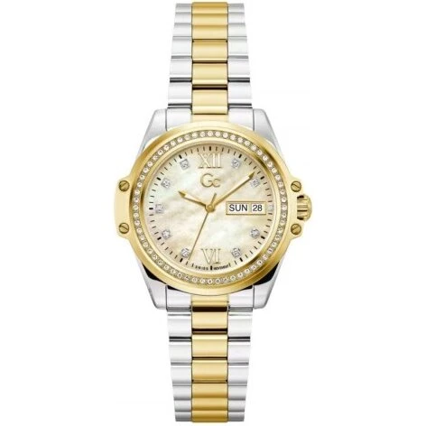 GC Watches Z53002L6 dameur Ø 34 mm, stål/guld, safirkrystal