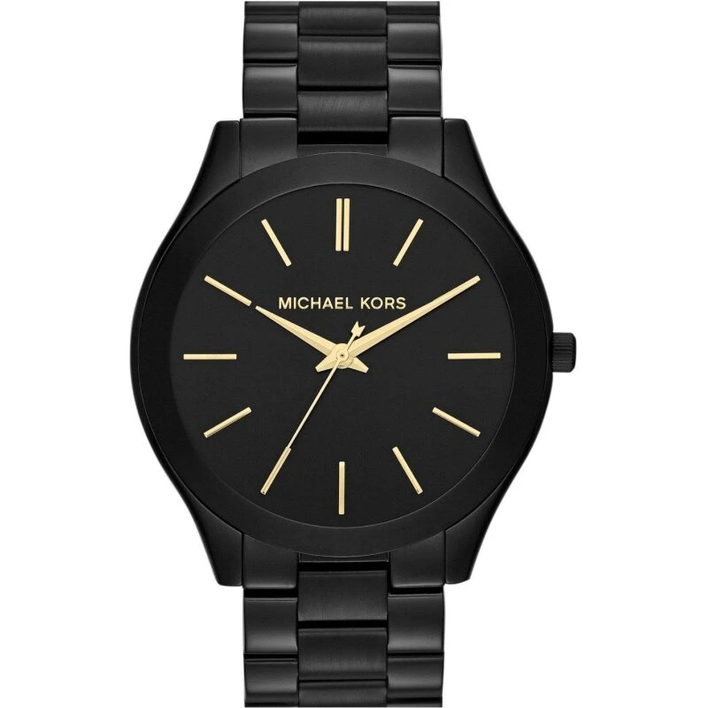 Michael Kors Slim Runway MK3221 dameur, sort stål 42 mm