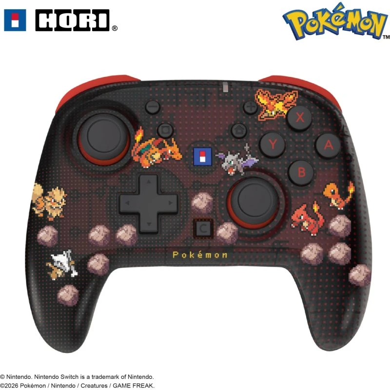 HORI NSX-198E Trådløs Controller - Pokémon Pixel Red