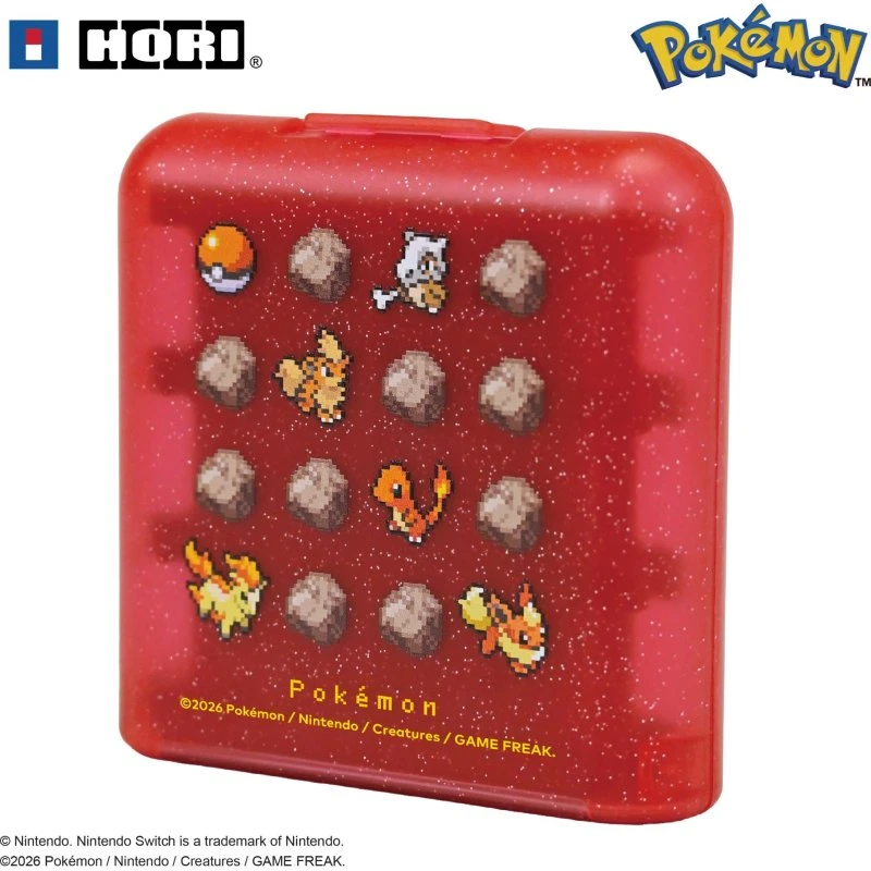 HORI NSX-188E Spillekort Etui - Pokémon Pixel Red