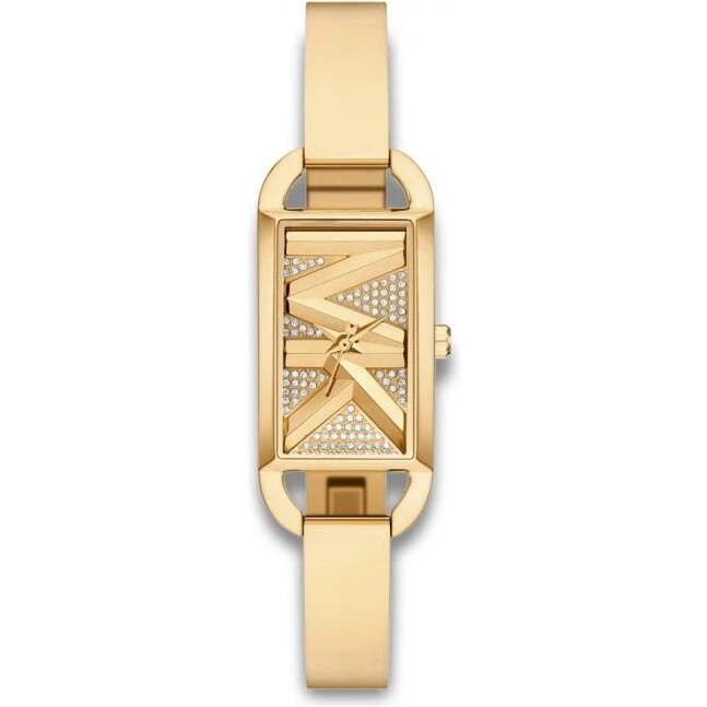 Michael Kors MK4840 dameur, 30 mm guldfarvet rustfrit stål