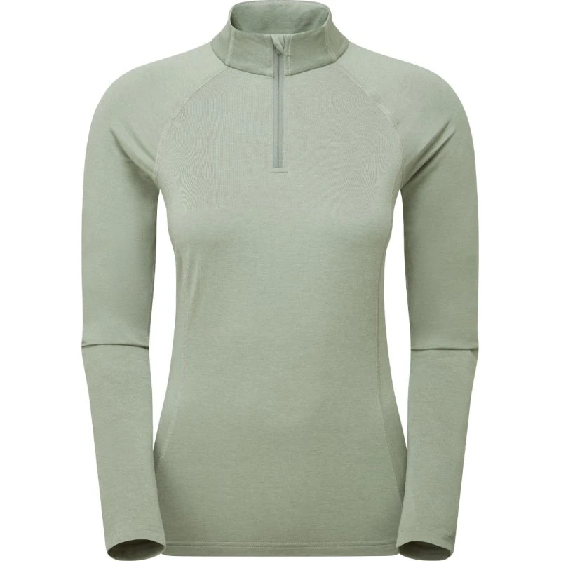 Montane F Dart Xt Zip Neck - Pale Sage - Str. S/EU36-38