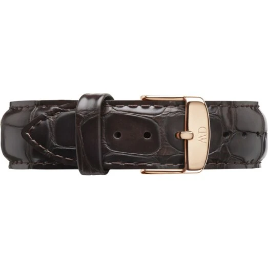 Daniel Wellington Classic York 18 mm Rose Gold læderrem