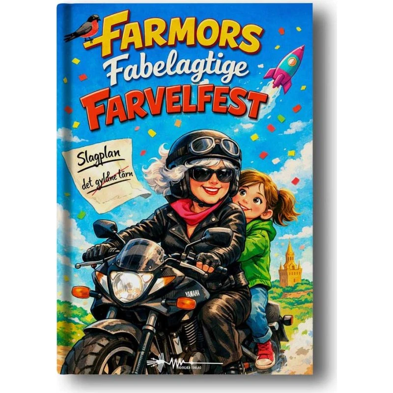 Mette Hasle: Farmors fabelagtige farvelfest - Børnebog (Hardback)