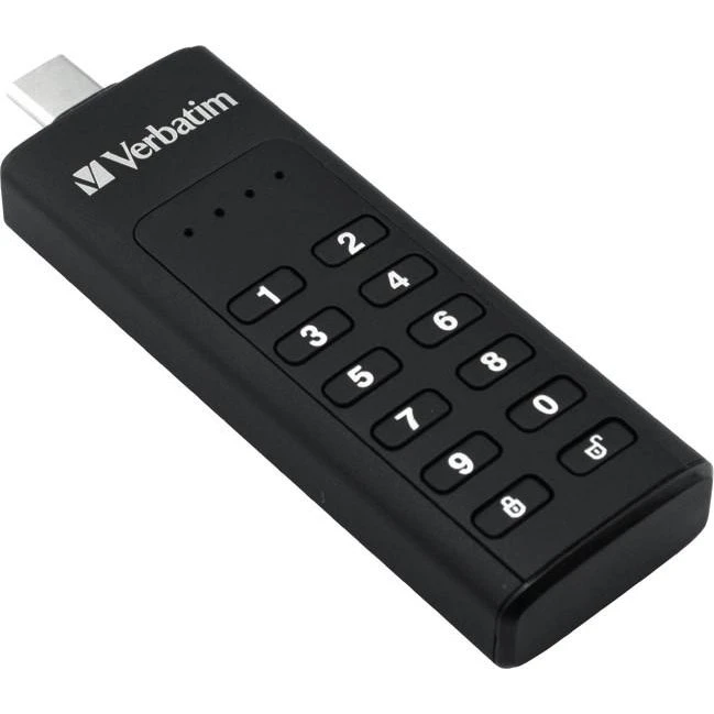 Verbatim Keypad Secure USB-nøgle 64 GB sort