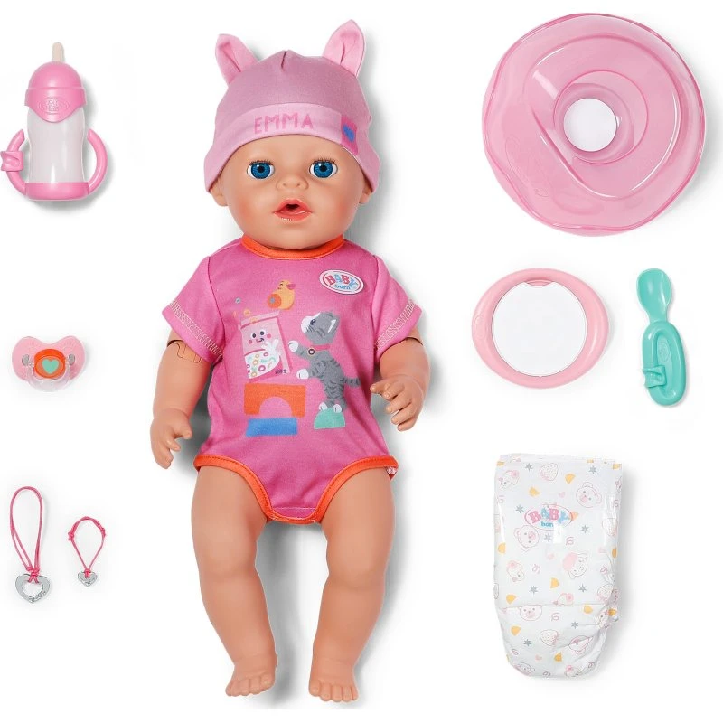 BABY born Emma Click & Play dukke, 43 cm