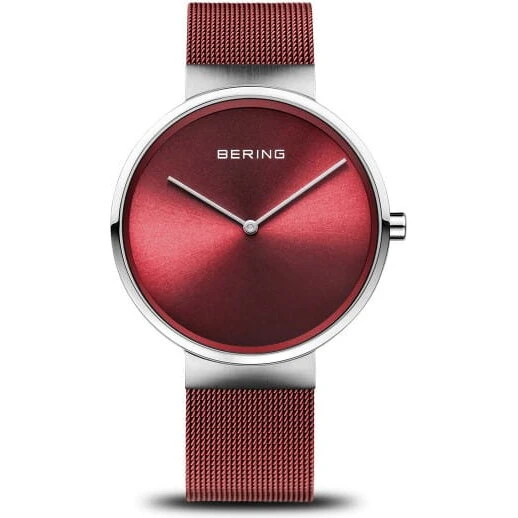 Bering Classic 14539-565 Ø39 mm poleret rosaguld, orange rem