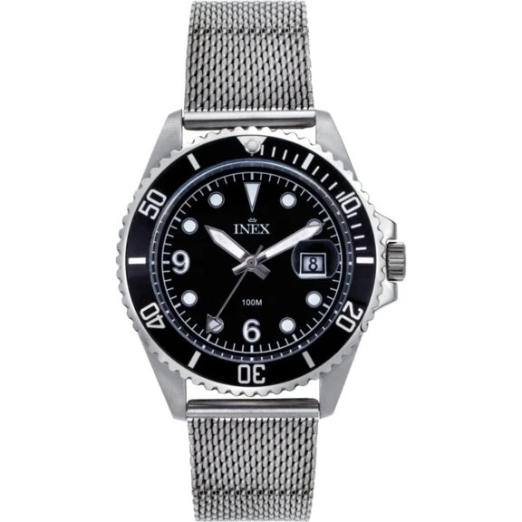 Inex A69512-4S5P herreur 40 mm – rustfrit stål, sort skive