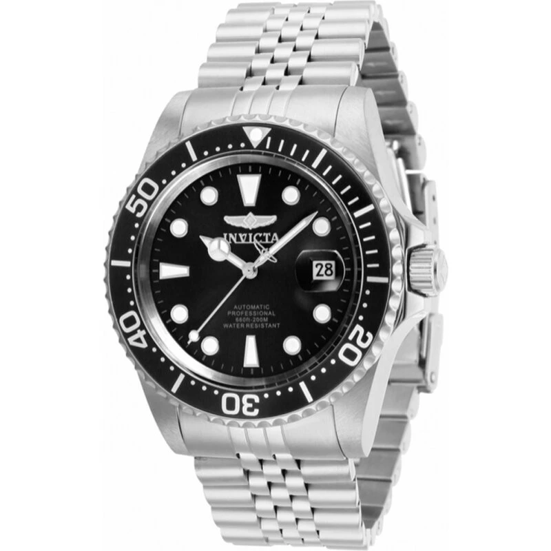Invicta Pro Diver 30091 herreur 42 mm, sort/sølv automatisk