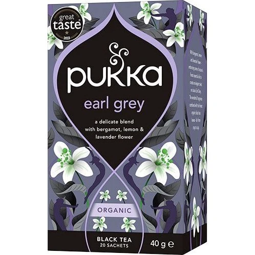 Pukka Gorgeous Earl Grey Økologisk Te, 20 breve
