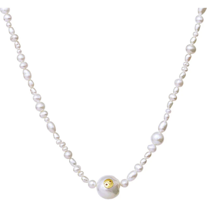 Maanesten Maggie Halskæde – Forgyldt (40+4 cm)