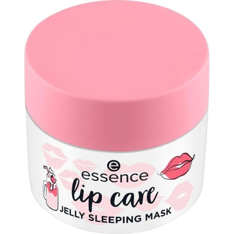 Essence Lip Care Fugtgivende Læbemaske 02 Jordbær Milkshake 8 g