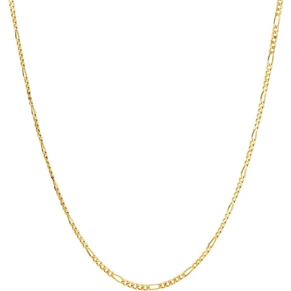 Lund Copenhagen Figaro halskæde 8 kt guld 1,9 mm 45 cm