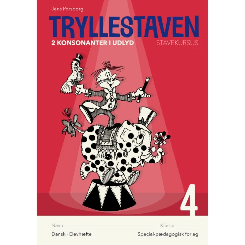 Tryllestaven Stavekursus 4: 2 konsonanter i udlyd (5 stk.)