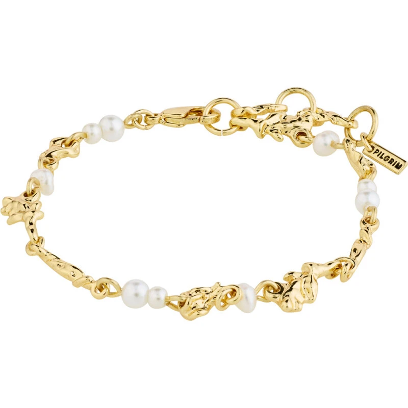 Pilgrim Sloan Pearl Armbånd Forgyldt Rustfrit Stål 692512002
