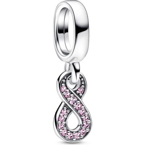Pandora Moments Sparkling Infinity charm i sølv 792766C01