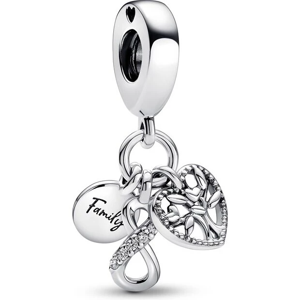 Pandora Moments Family Infinity Charm 792201C01, sterling sølv