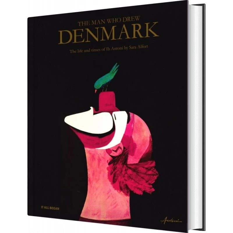 Sara Alfort: The Man Who Drew Denmark - Engelsk bog
