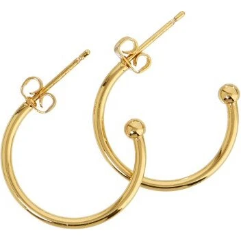 me&my BOX Hoops 25 mm – 18K guldbelagt