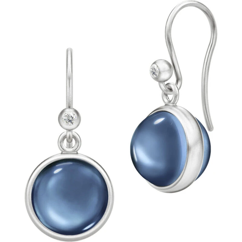 Julie Sandlau Prime øreringe Moss Green — 22 kt. forgyldt