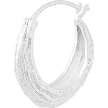 Pernille Corydon Coastline øreringe 22 mm – sølv