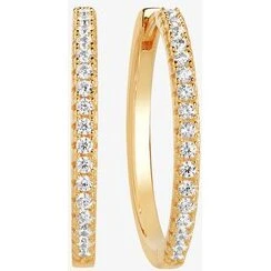 Sif Jakobs Ellera Grande creoler 18 kt forgyldt sølv Ø20 mm