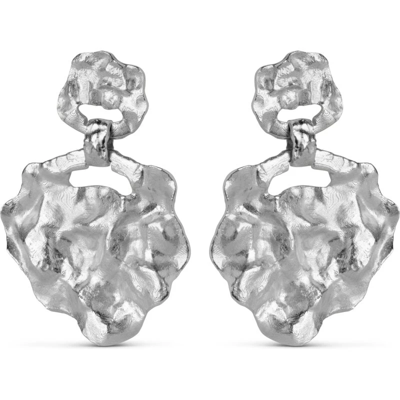 Enamel Windy Large øreringe, 925 sterling sølv 45×31 mm