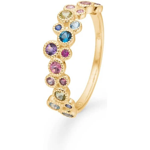 Mads Z Luxury Rainbow Petite ring - 14 kt rødguld