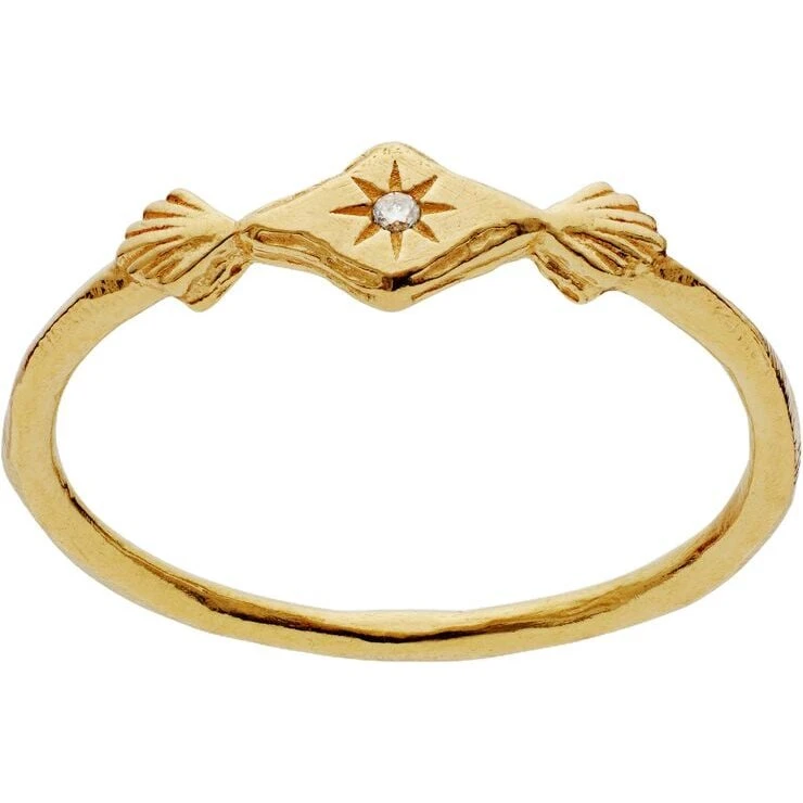 Maanesten Annie Ring, forgyldt 18K