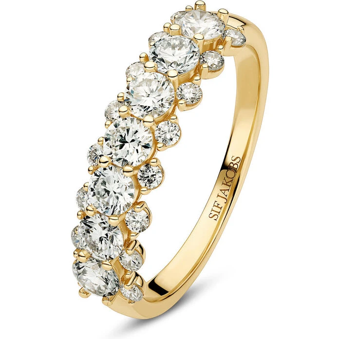 Sif Jakobs Fior Ring 14 kt rødguld m. 1,22 ct lab-grown diamanter