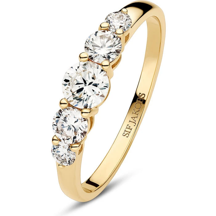 Sif Jakobs Tiara Diamantring 14 kt guld 0,79 ct lab-grown