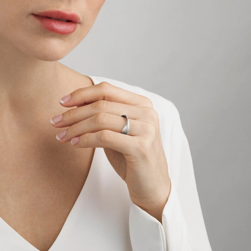 Georg Jensen Möbius-ring i sterlingsølv