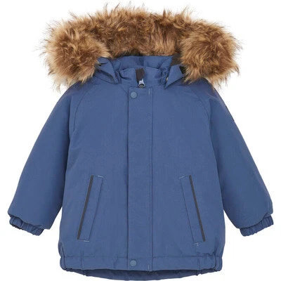 Color Kids Woodrose Baby Parka med aftagelig pels