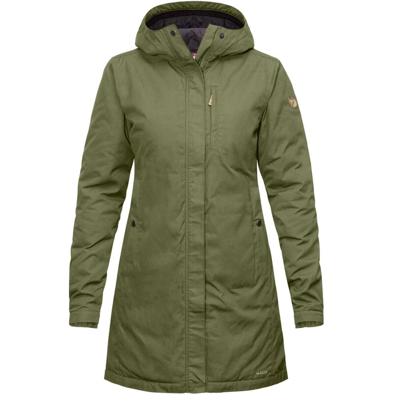 Fjällräven Kiruna Padded Parka Dame - Grøn - XS