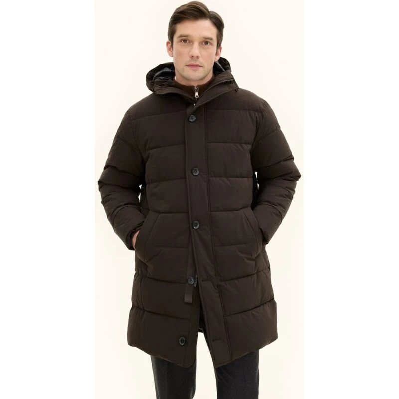 Oscar Jacobson Padded Parka – Terra Brown