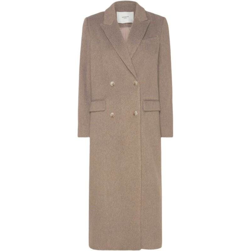RWTova LS Long Coat — lang frakke, 80% polyester/20% viscose