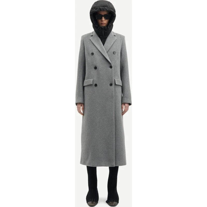 Samsoe Samsoe Falcon Coat 11104 - Grey Mel. - XS