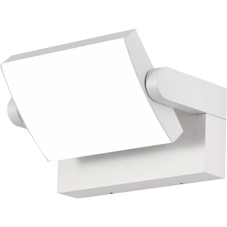 17W LED Væglampe - 3000K, Hvid, IP65, Roterbar
