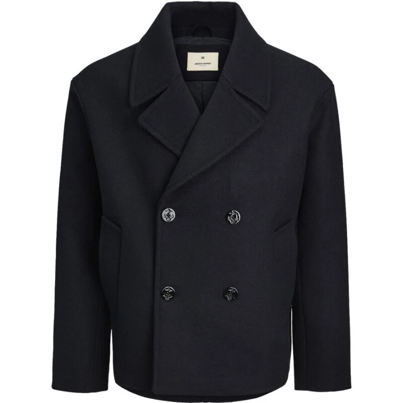 JPRBLUASHER Wool Blend Peacoat – Kort uldfrakke