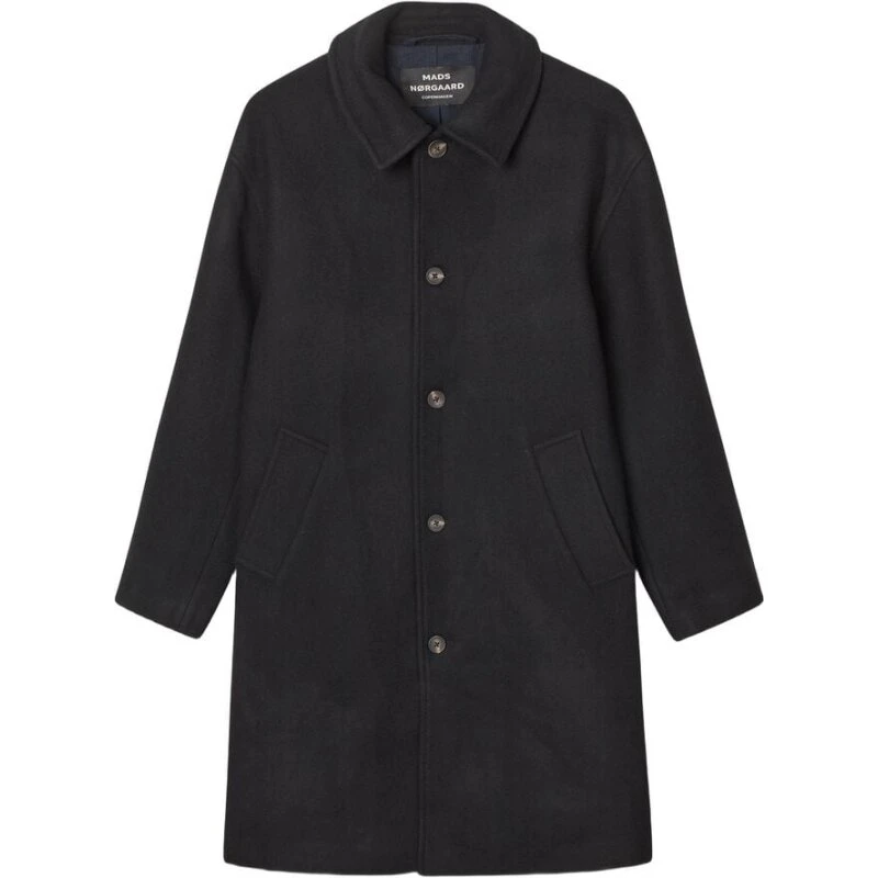 Mads Nørgaard Compact Curtis Coat - Sort