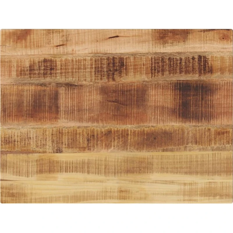 vidaXL Bordplade i massivt ru mangotræ 70x60x3,8 cm