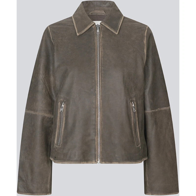 Modström Nimamd jacket – brun lammeskind