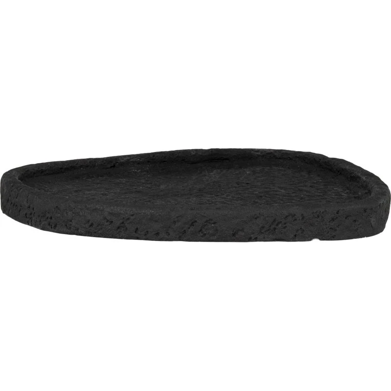 House Nordic Bakke i sort cement, 26,5x26,5x2 cm