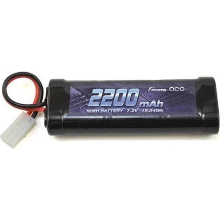 Gens ace B-2200 NiMH Batteri - 7.2V 2200mAh med Tamiya stik