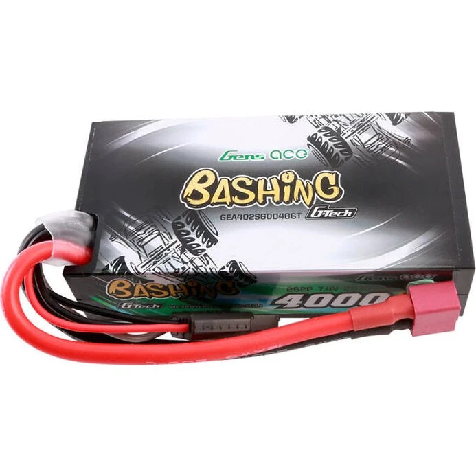 Gens ace G-Tech LiPo Batteri - 4000mAh 2S2P 7.4V 60C