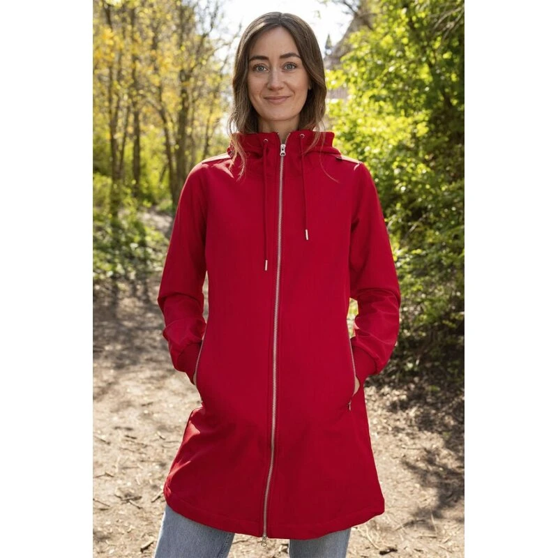 Danejane Jane Softshelljakke - Mørkerød